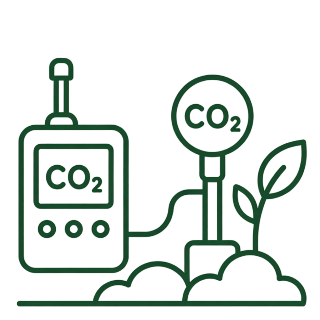 co2 meansurement icon
